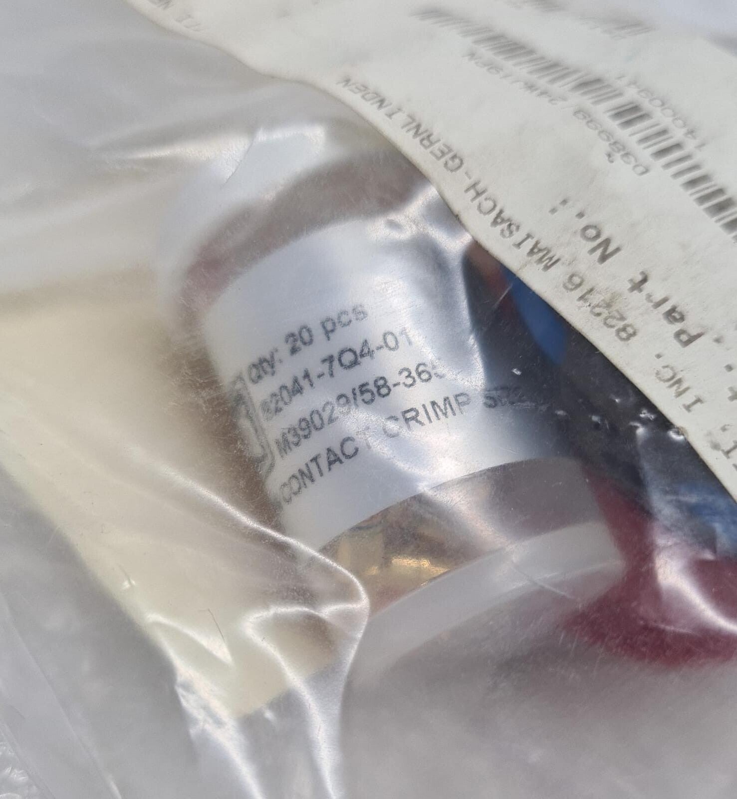 [LOT OF 6] NEW SEALED - SOURIAU TTI D38999/24WJ19PN Circular MIL Spec Connector