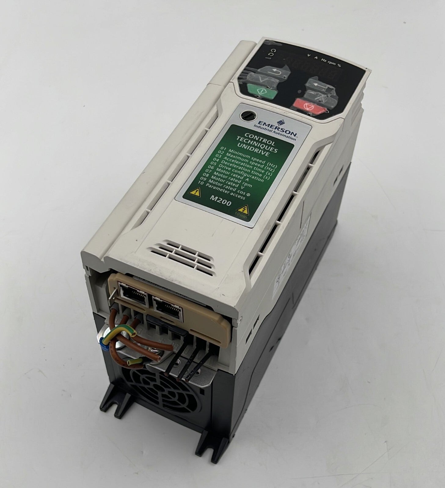 Emerson Control Techniques Unidrive M200-034-00073 A Inverter Drive 3kw 480V