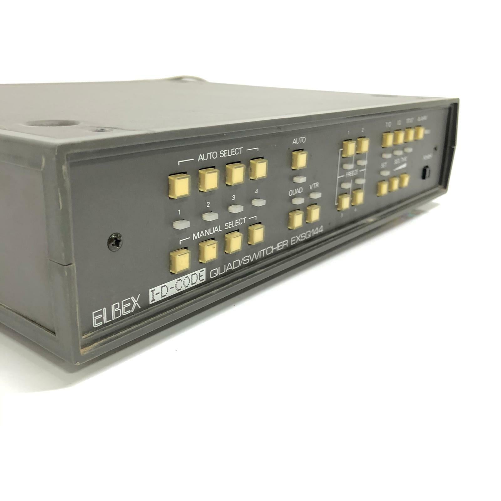 Elbex Quad Switcher EXSQ144 CCTV Video Control Vga Security Controller