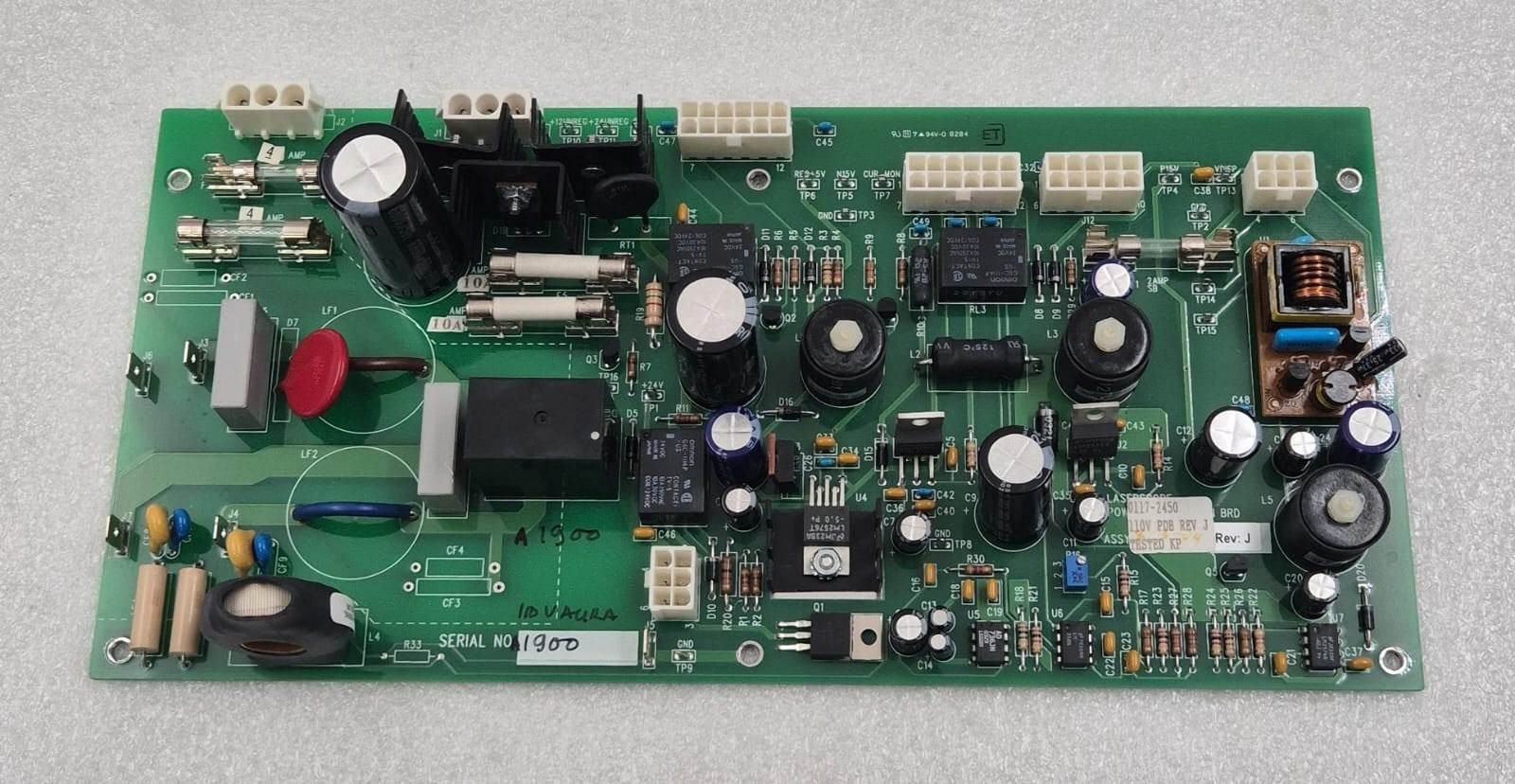 LaserScope 0117-2450 110V PDB Board for Aura i / LYRA Surgical Laser System