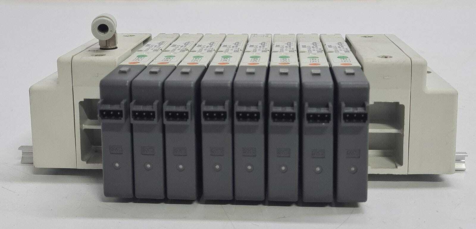 [LOT OF 8] SMC solenoid valve Bank SQ1341R-5LO-C4