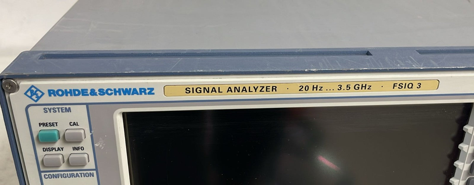 Rohde & Schwarz FSIQ 3  Signal Analyzer 20Hz 3.5GHz