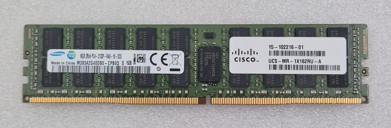 Samsung M393A2G40DB0 DDR4 ECC server RAM front view