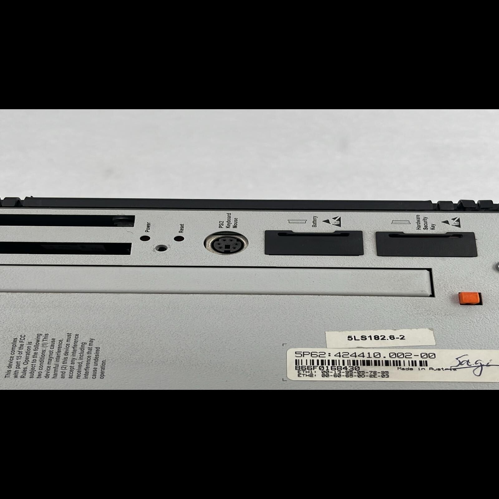 B&R Automation PC 5PC600.SX02-01 5P62 424410.002-00 Industrial Computer