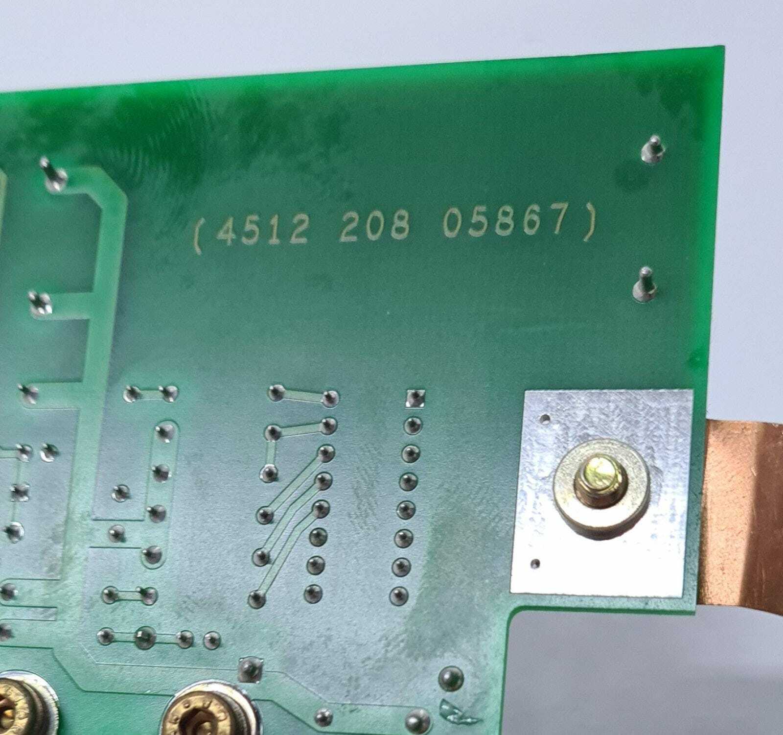 Philips X-ray Power Circuit Board 4512 108 05872 PCB 4512 208 05867