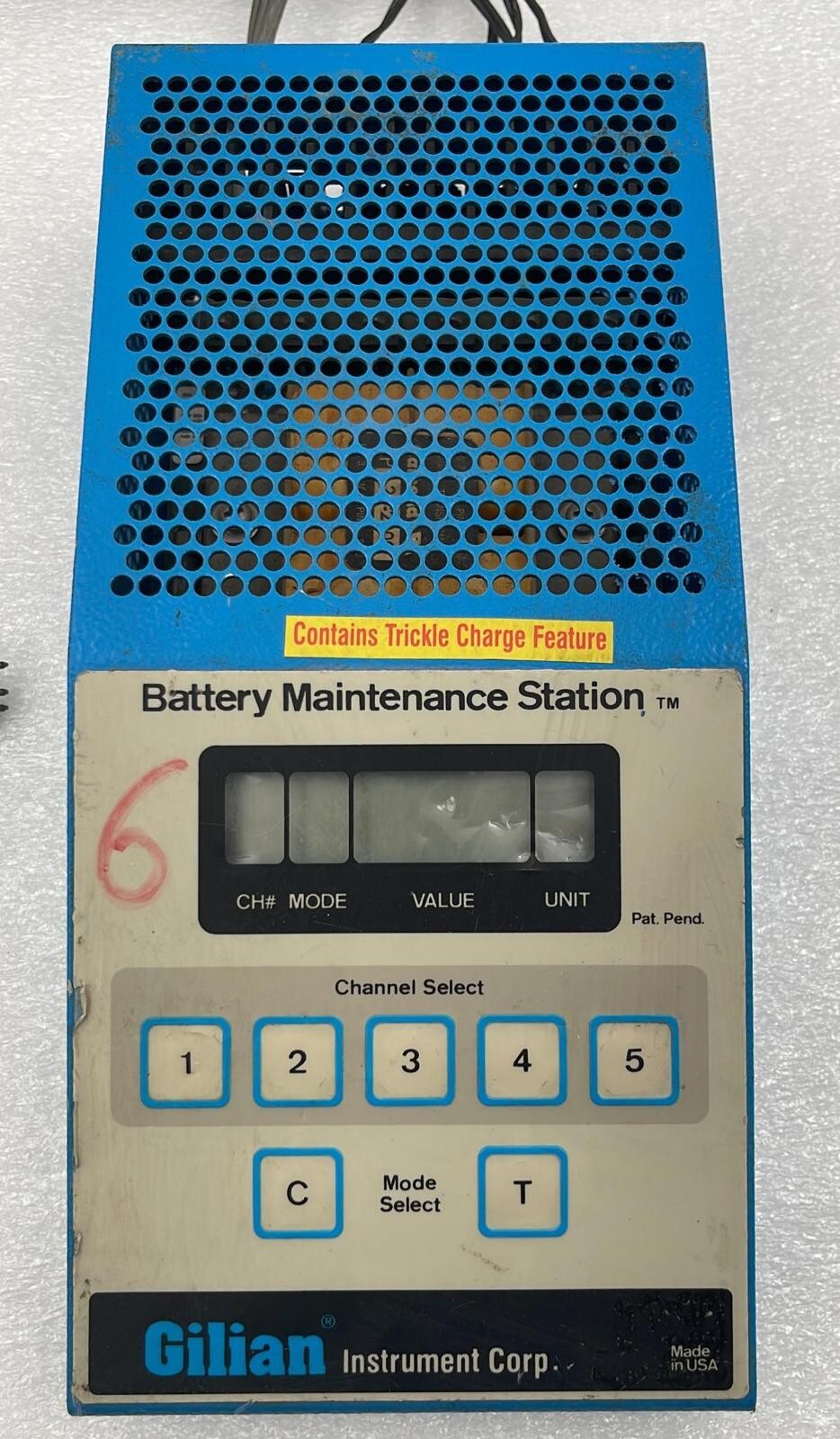 Gilian BMS-100 Battery Maintenance Station 5-Channel