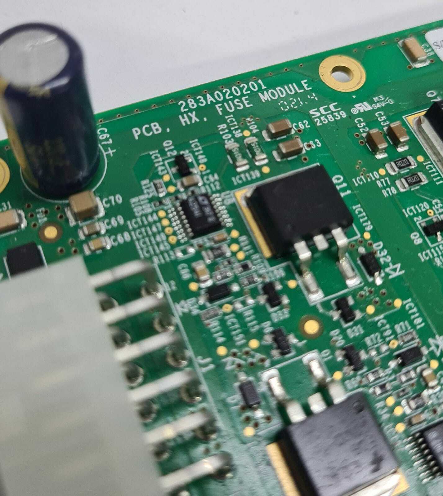 283A020201 PCB HX FUSE MODULE 704A026801 REV: A00