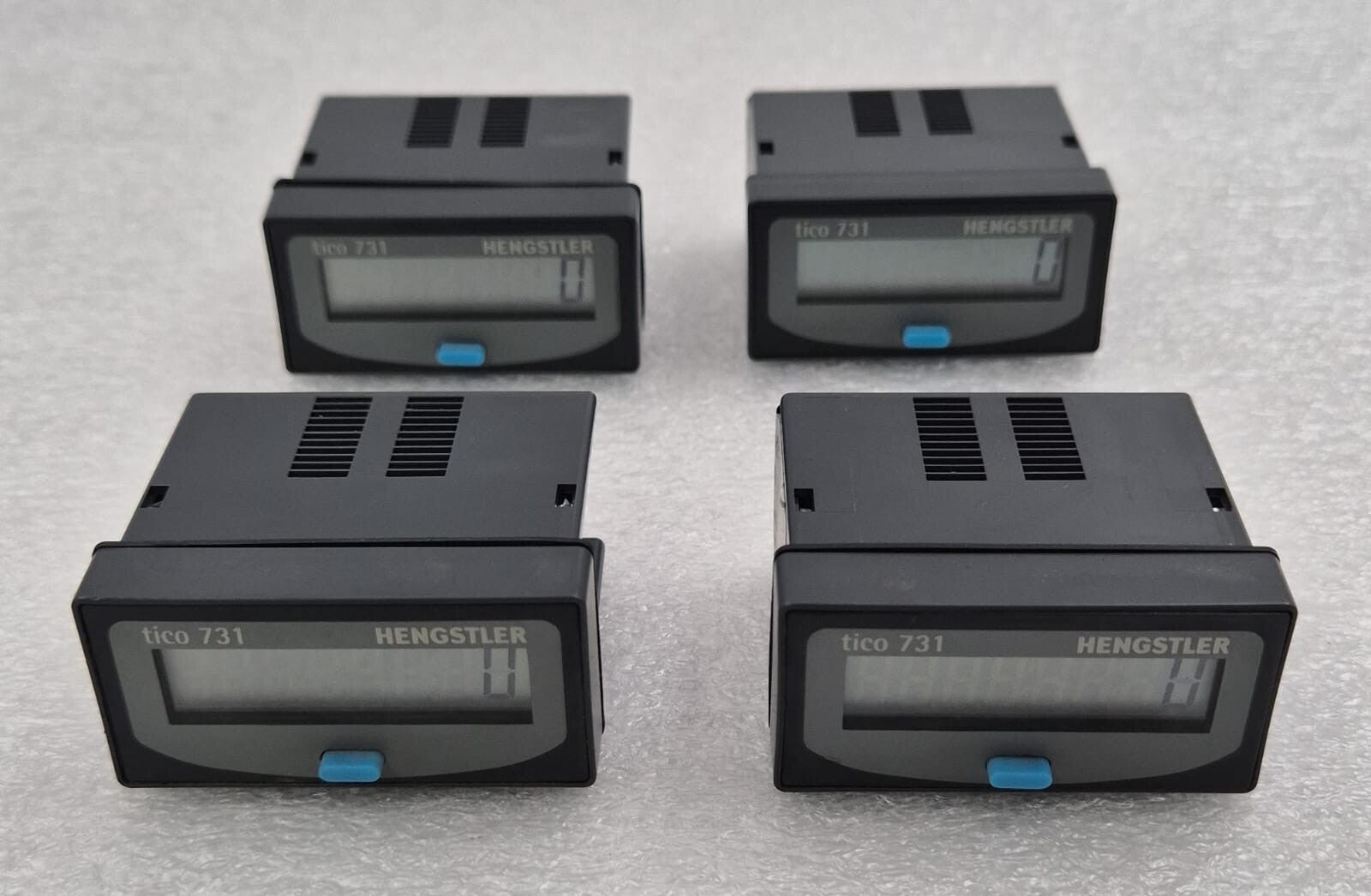 Lot of 4 HENGSTLER Tico 731 digital counter pulse tachometers