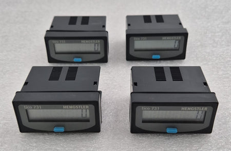 Lot of 4 HENGSTLER Tico 731 digital counter pulse tachometers