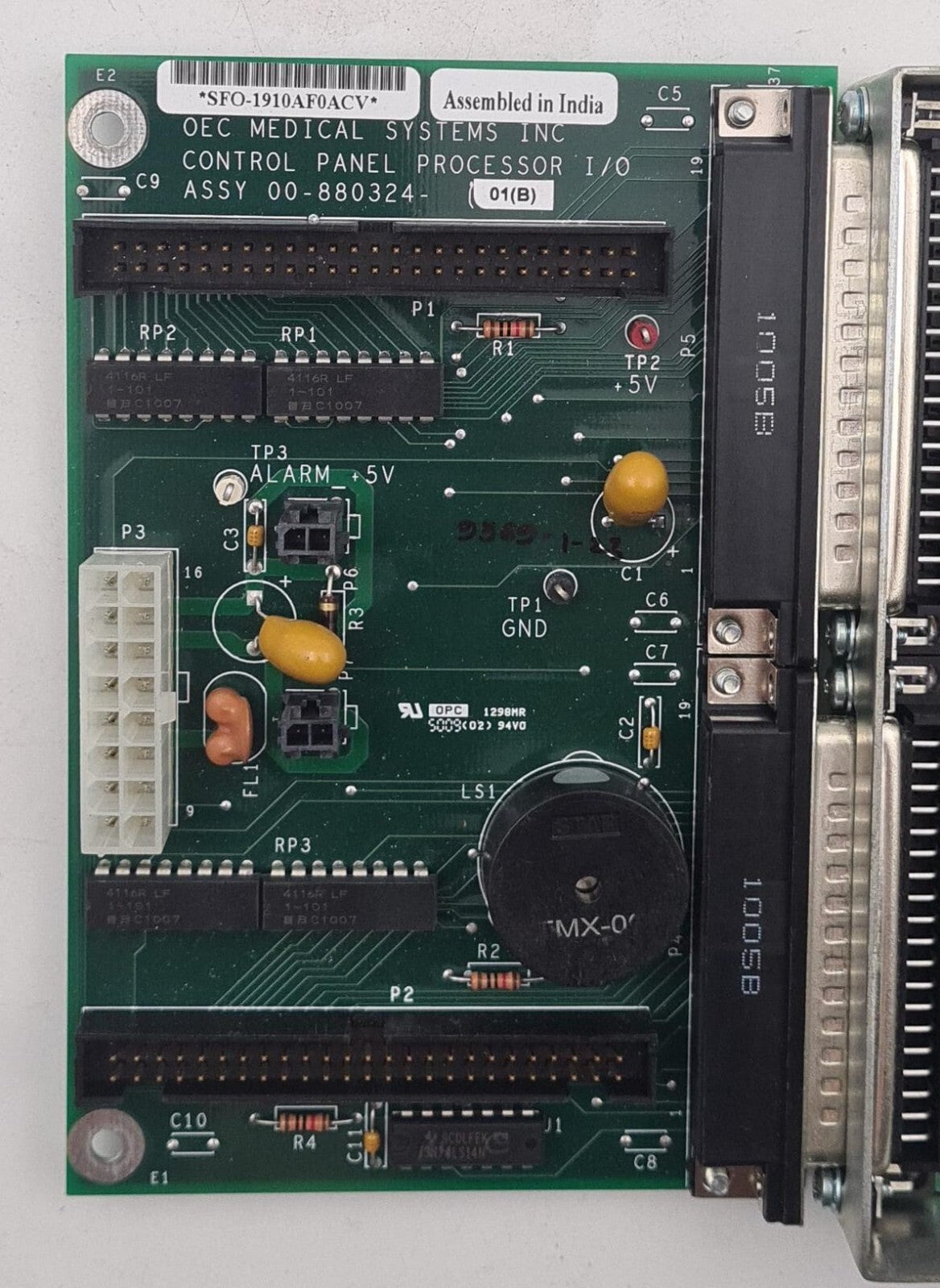 Panel Processor Module Ssi GE Control Panel Processor Assy 00-878488 & I/O Board 00-880324