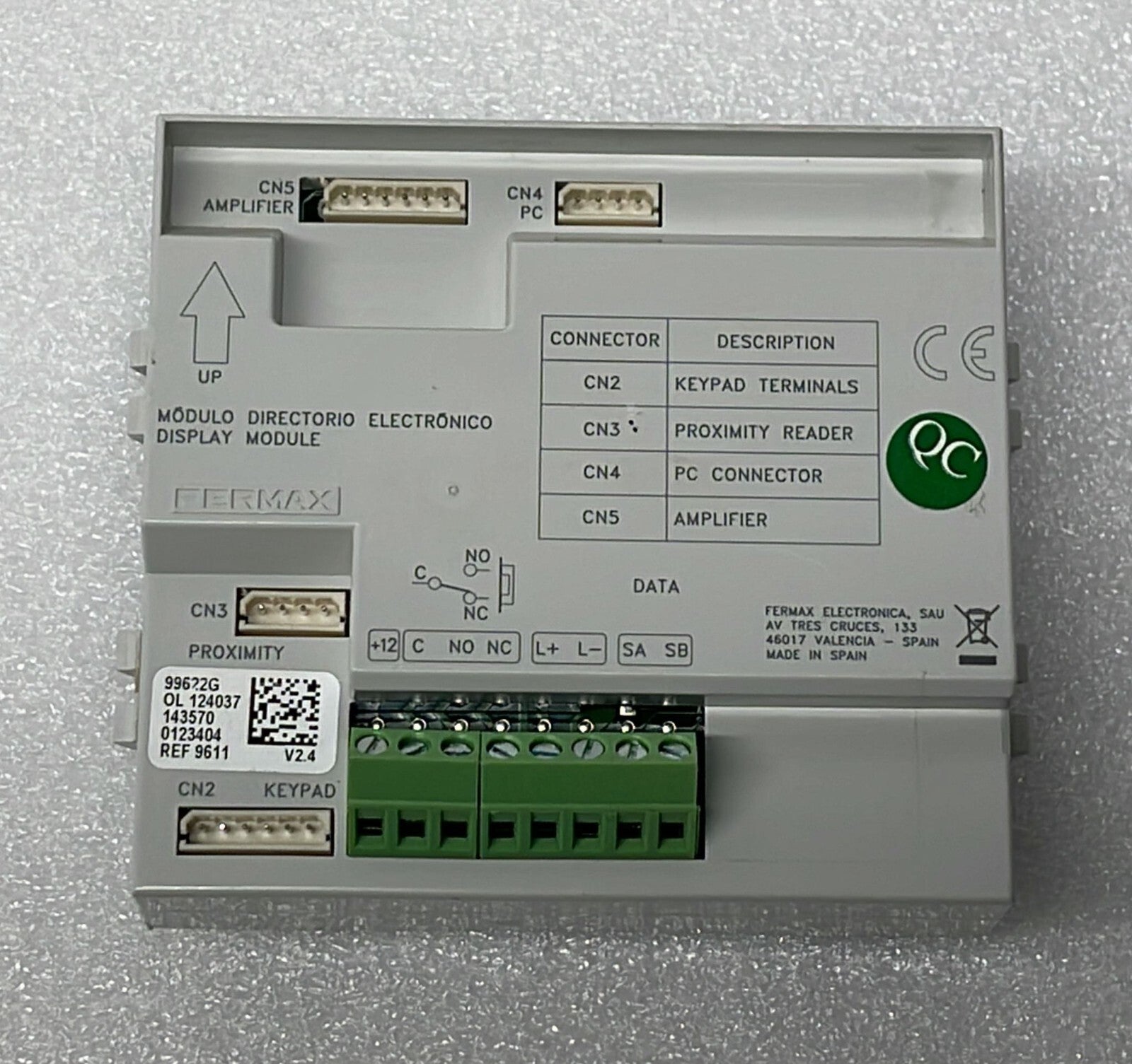 FERMAX REF. 9611 Digital Display VDS/BUS2 Cityline