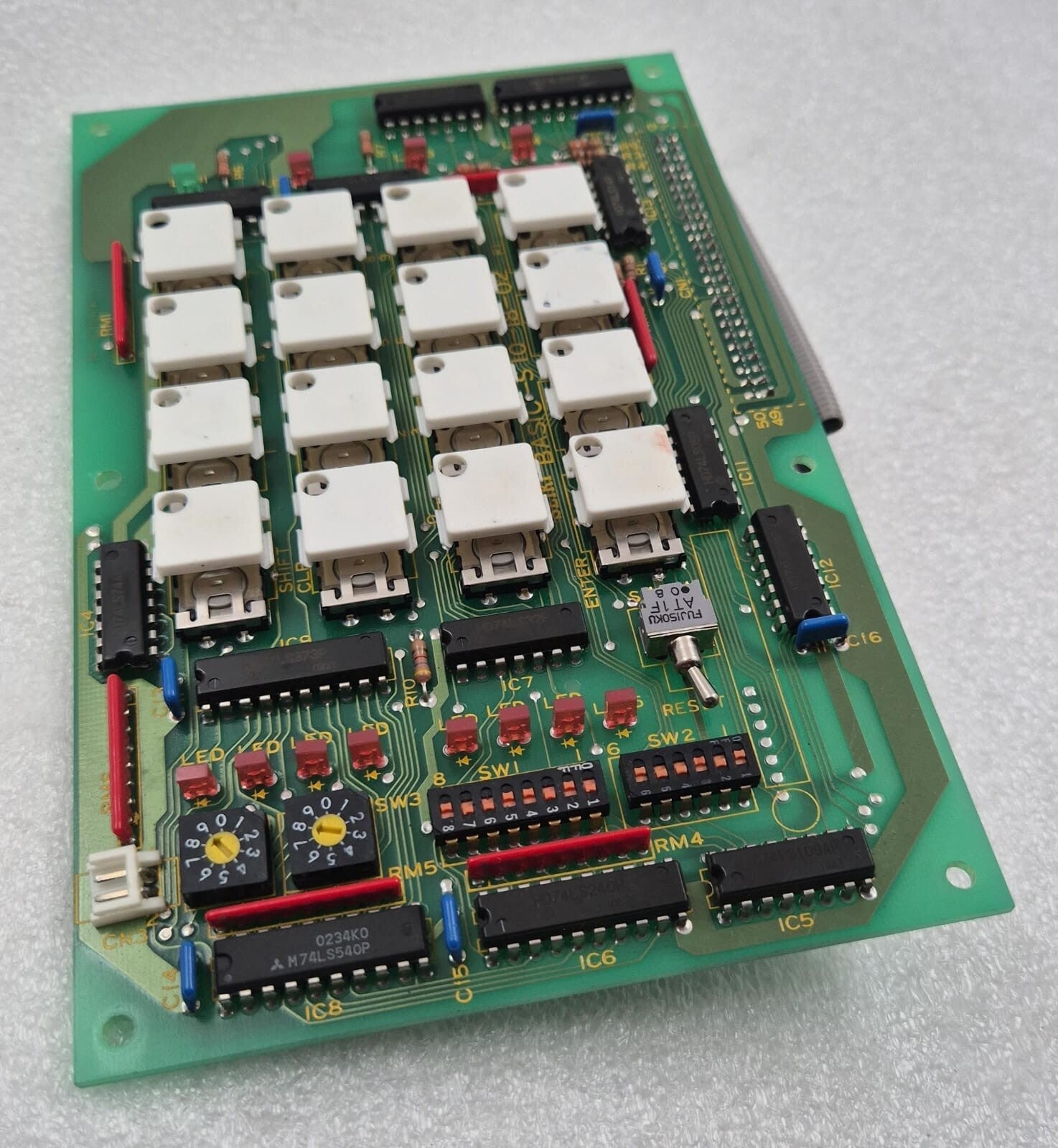 SEIKI BASIC-S 10-18-02 Keyboard Panel Circuit Board for INTELLIGENT MODULE