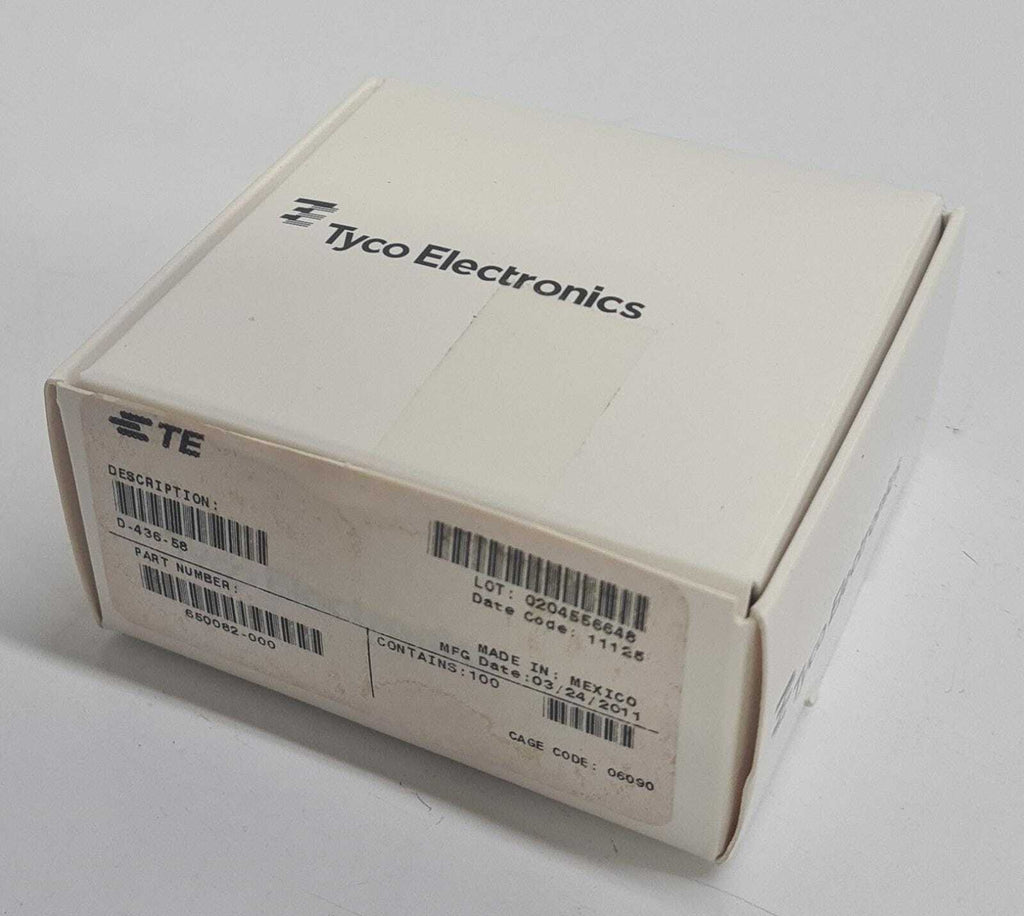 NEW Pack 100 Units - TE Tyco Electronics D-436-58 650082-000 CONN INLINE CRIMP
