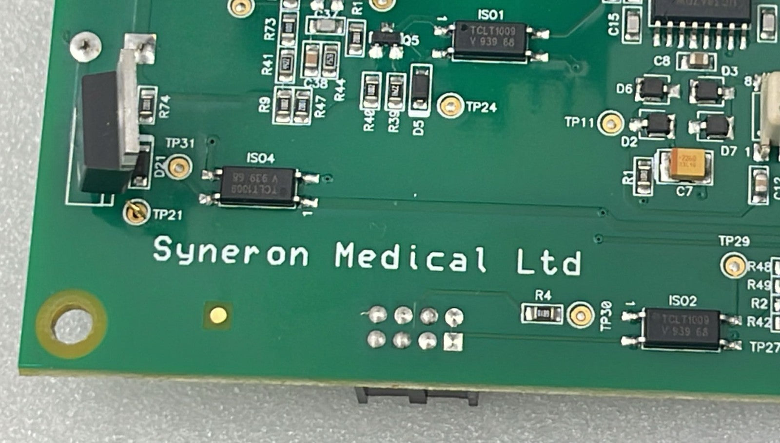 Syneron Candela power supply board connector detail