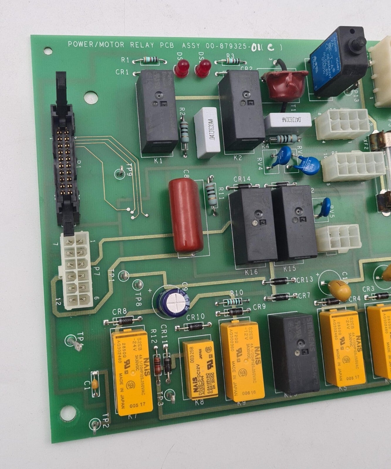 GE POWER/MOTOR RELAY PCB ASSY 00-879325-01 (C) Board