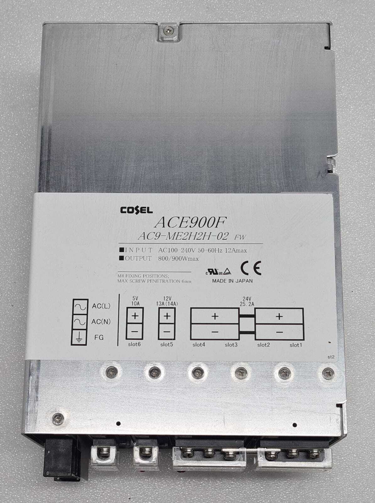 COSEL ACE900F AC9-ME2H2H-02 FW 5270299R 900W Power Supply Ace Series