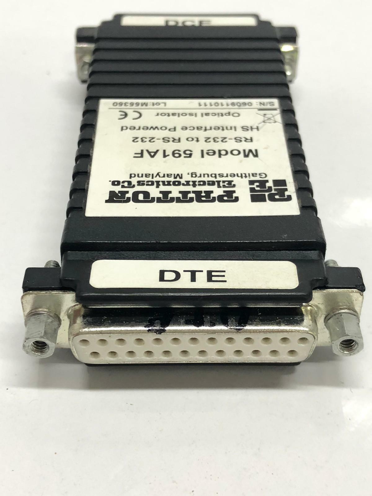 Patton 591AF - RS-232 to RS-232 HS Interface Powered Optical