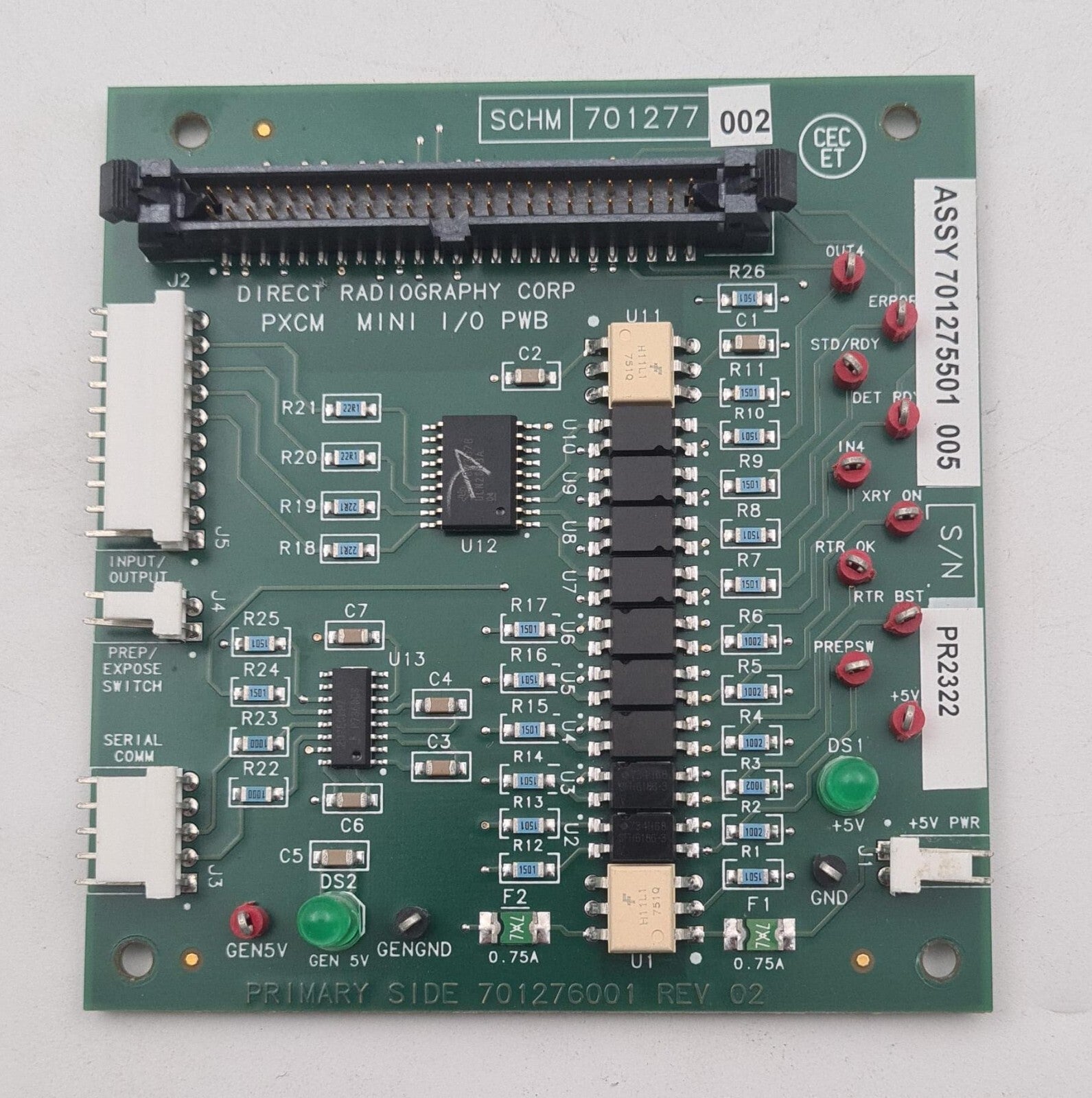 Direct Radiography PXCM MINI I/O PWB 701277-022 for Hologic Selenia Lorad M-IV
