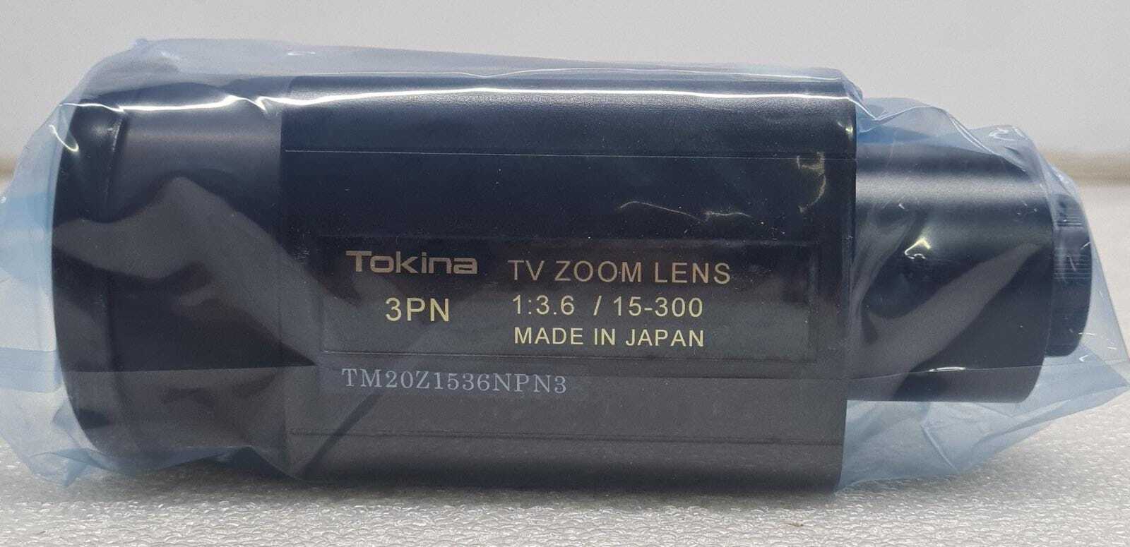 NEW - Tokina 3PN TV ZOOM LENS 1:3.6 / 15-300 TM20Z YZ-1508003