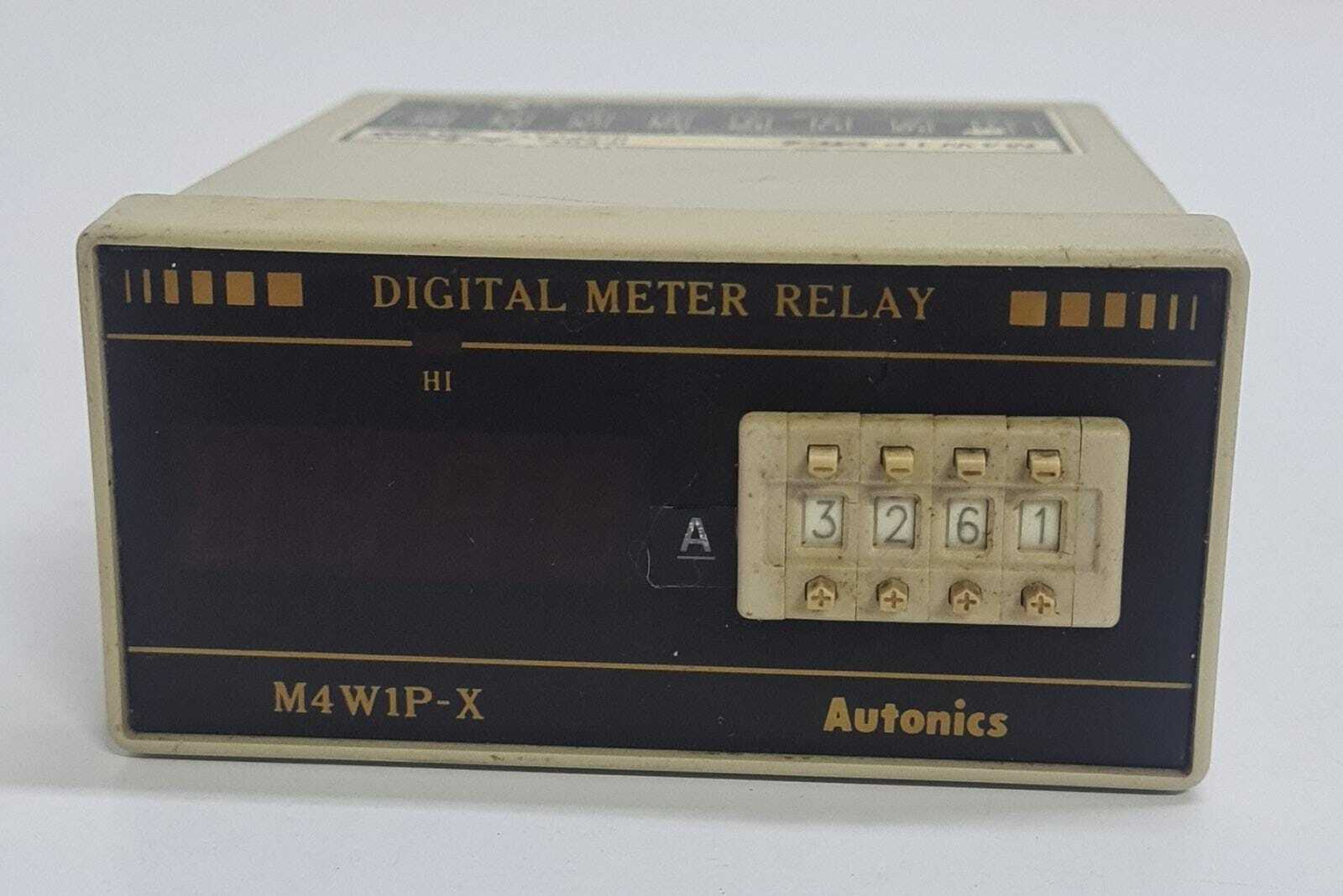 Autonics M4W1P-X Digital Meter Relay Panel Meter M4W1P-DA-6