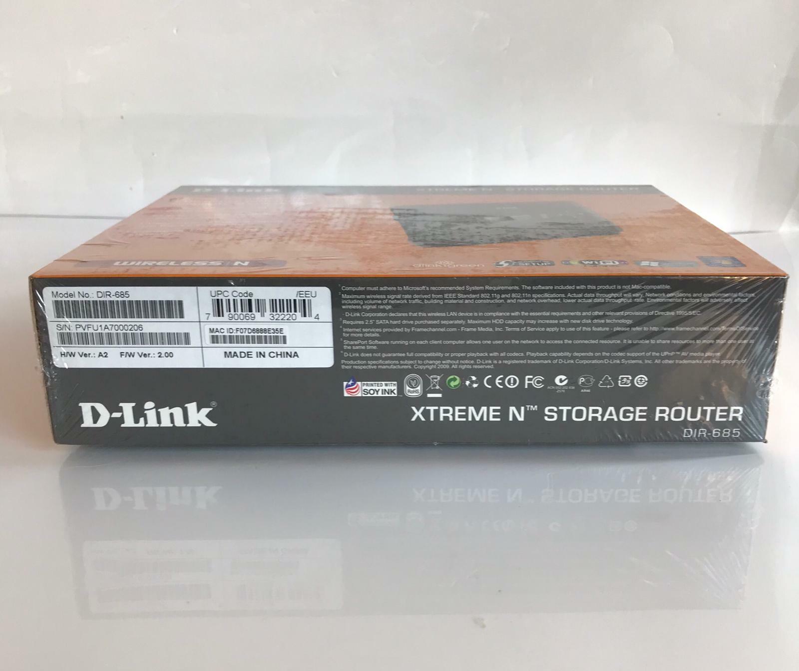 Router Rn685 D-Link DIR-685 Xtreme N Storage Router 300Mbps Gigabit