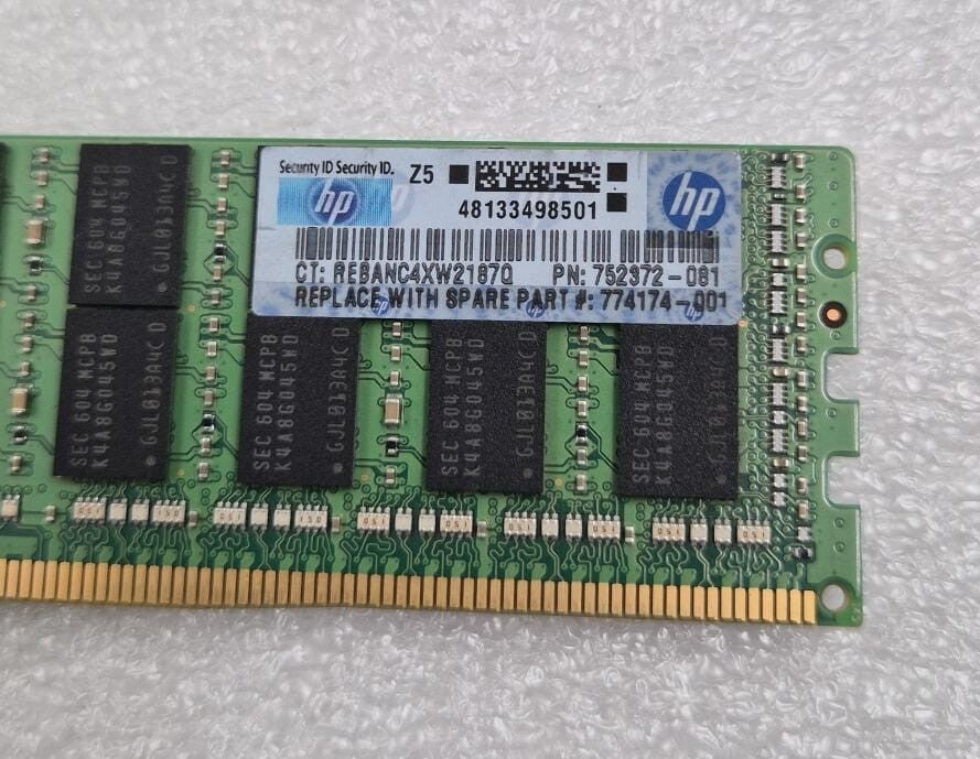 [LOT 6] SAMSUNG 32GB 4DRx4 PC4-2133P M386A4G40DM0-CPB2Q DDR4 RAM HP 752372-081