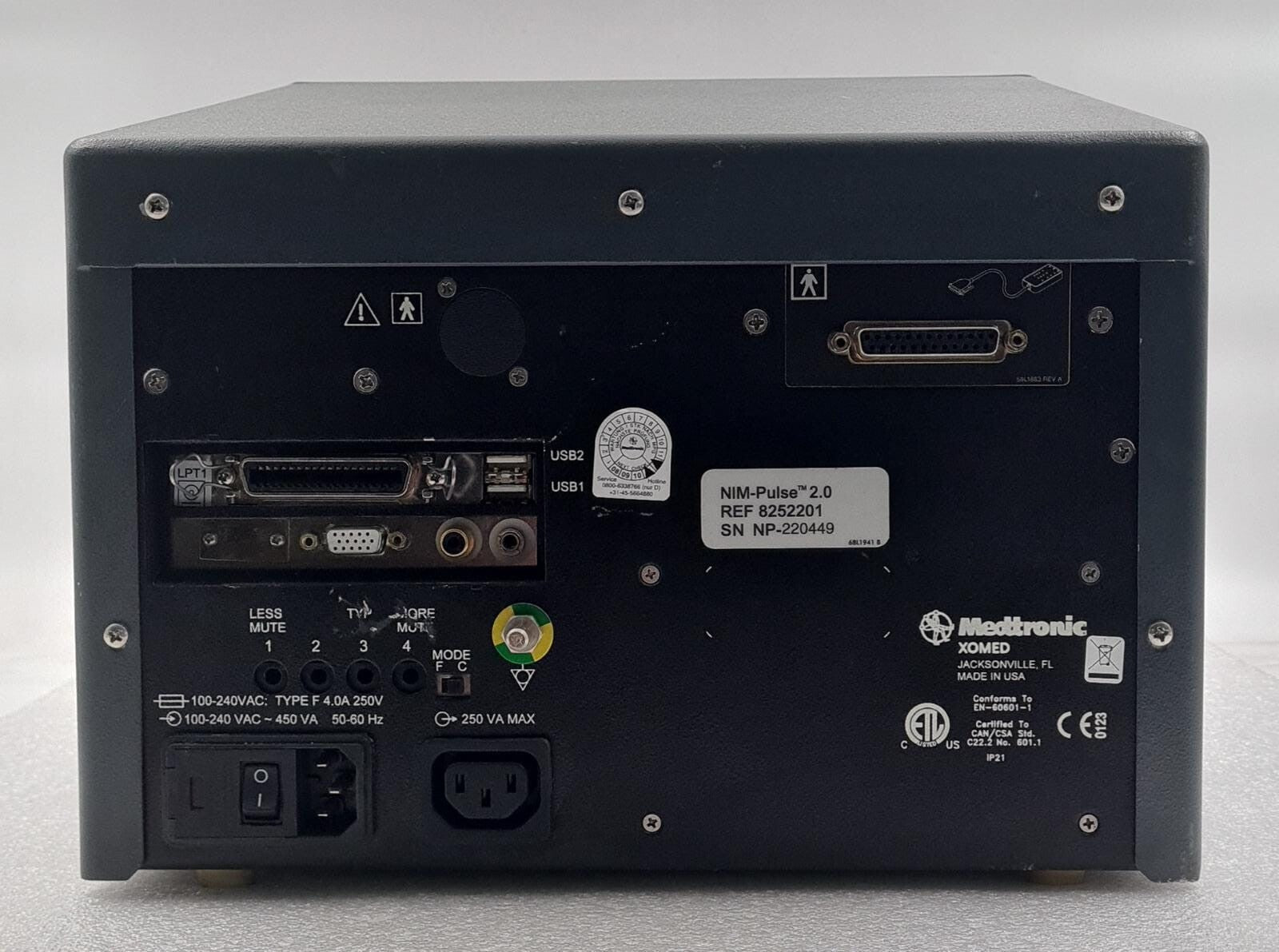 Medtronic XOMED NIM-Pulse 2.0 Nerve Integrity Monitor 8252201 **AS-IS