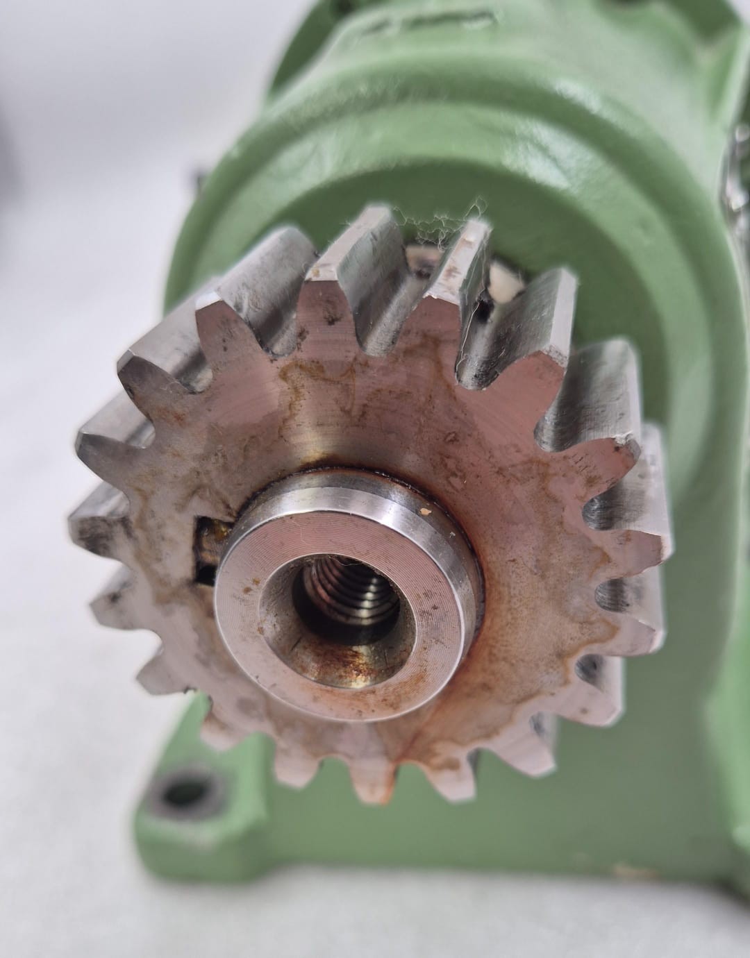 Lenze 12.602.10.1.1 OEL=CLP-460 MOTOR GEAR REDUCER i=40 W/ INTORQ BFK458-08N