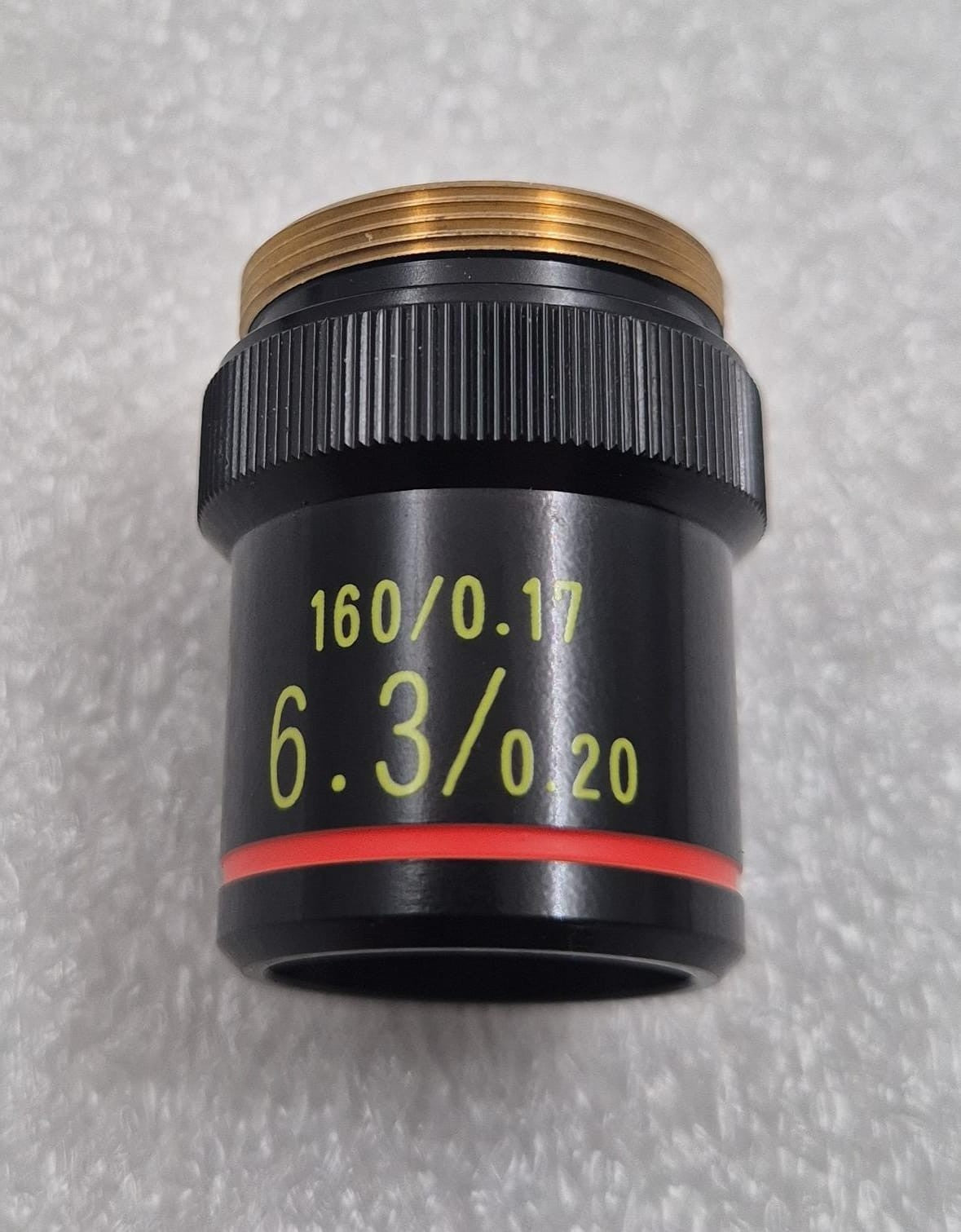 **NEW** MELLES GRIOT 160/0.17 6.3/0.20 Microscope Objective Lens