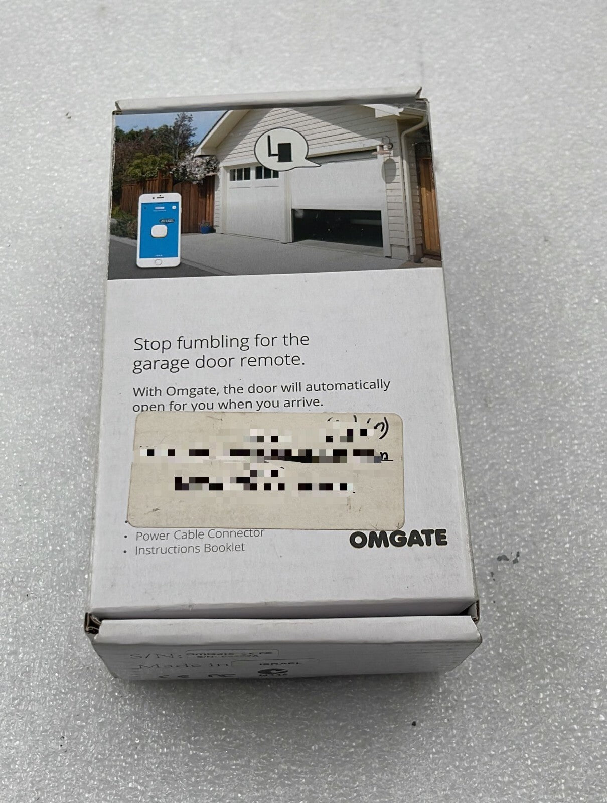 OMGATE OMG-BT1 Bluetooth Remote Garage Door / Gate Controller W/ box