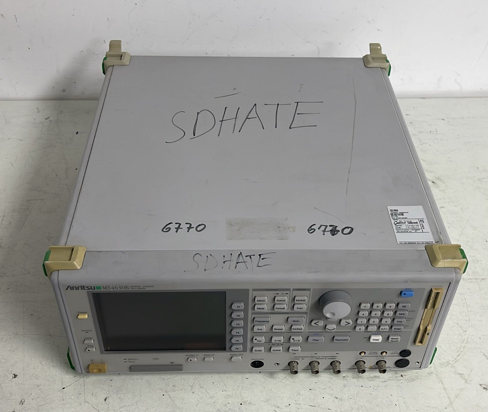 Anritsu MS4630B Network Analyzer 10Hz-300MHz