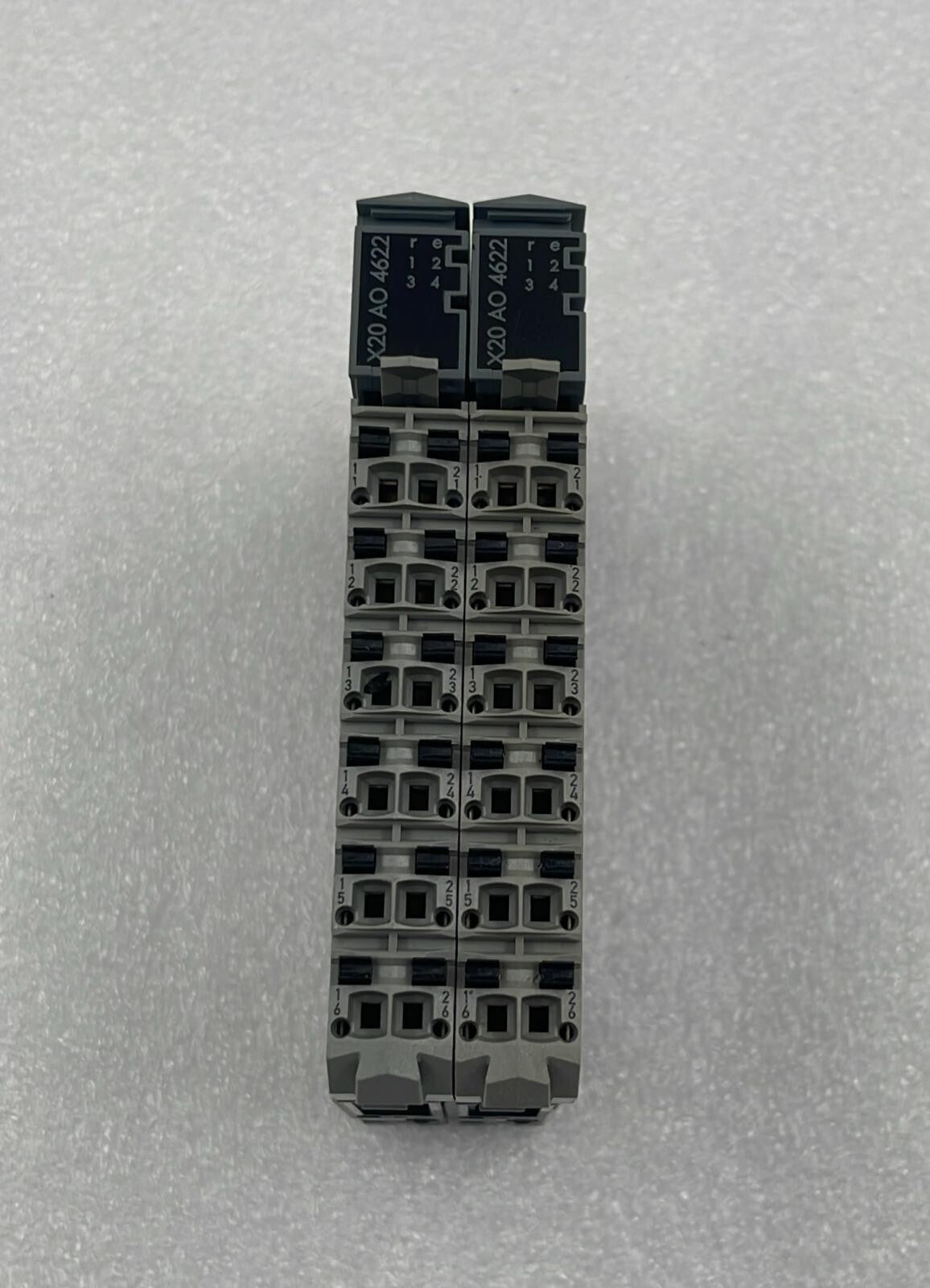 [LOT 2 PCS] B&R Automation X20 AO 4622 Digital Control Module W/ X20 BM 11 Base