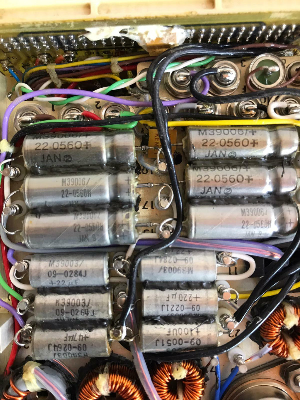 F16 Aircraft Chip Recovery 2N6766 Vishay Sprague M39006/22-0560 M39006/22-0620H