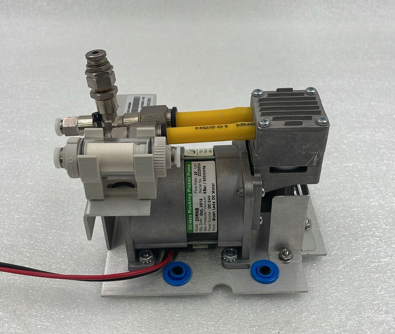 Lumenis LightSheer Duet SA-1102920-B Oil-less G&M 20RNS Rocking Piston Pump