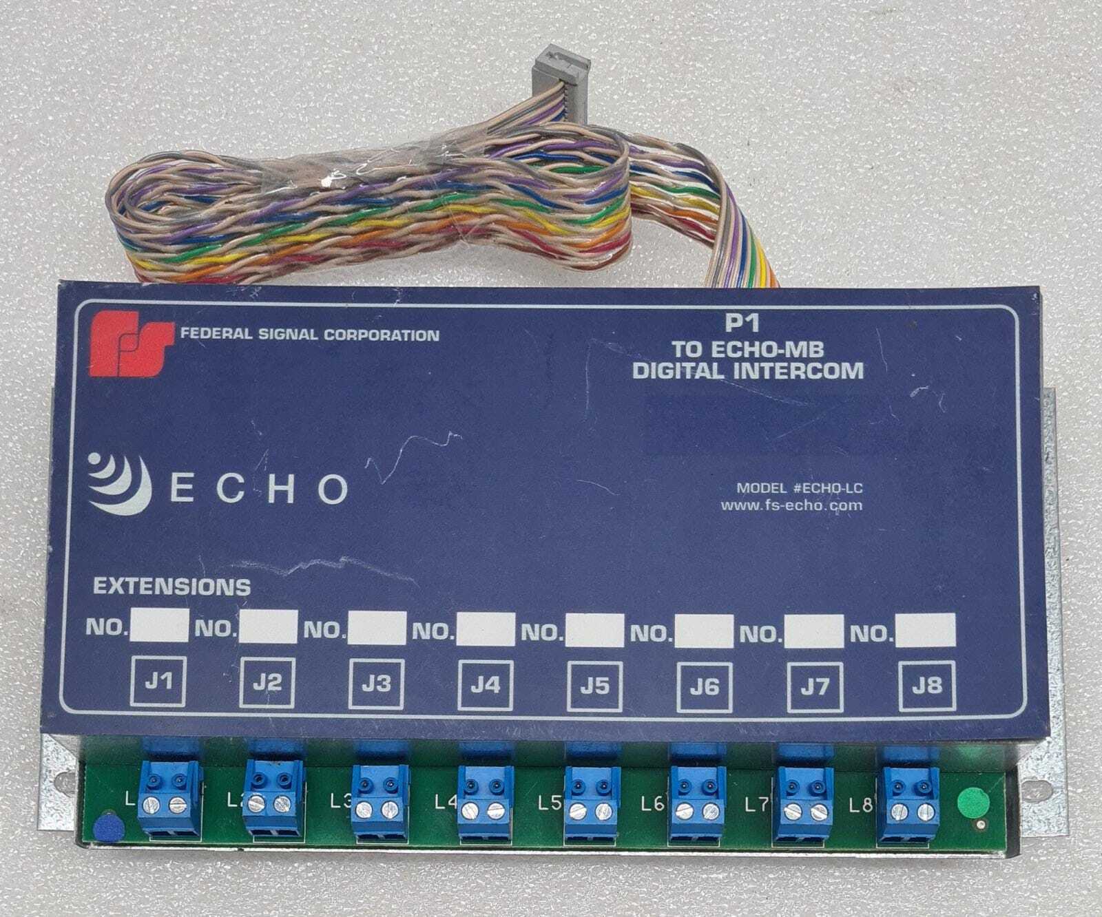Federal Signal Corporation P1 TO ECHO-MB DIGITAL INTERCOM Circuit Board ECHO-LC