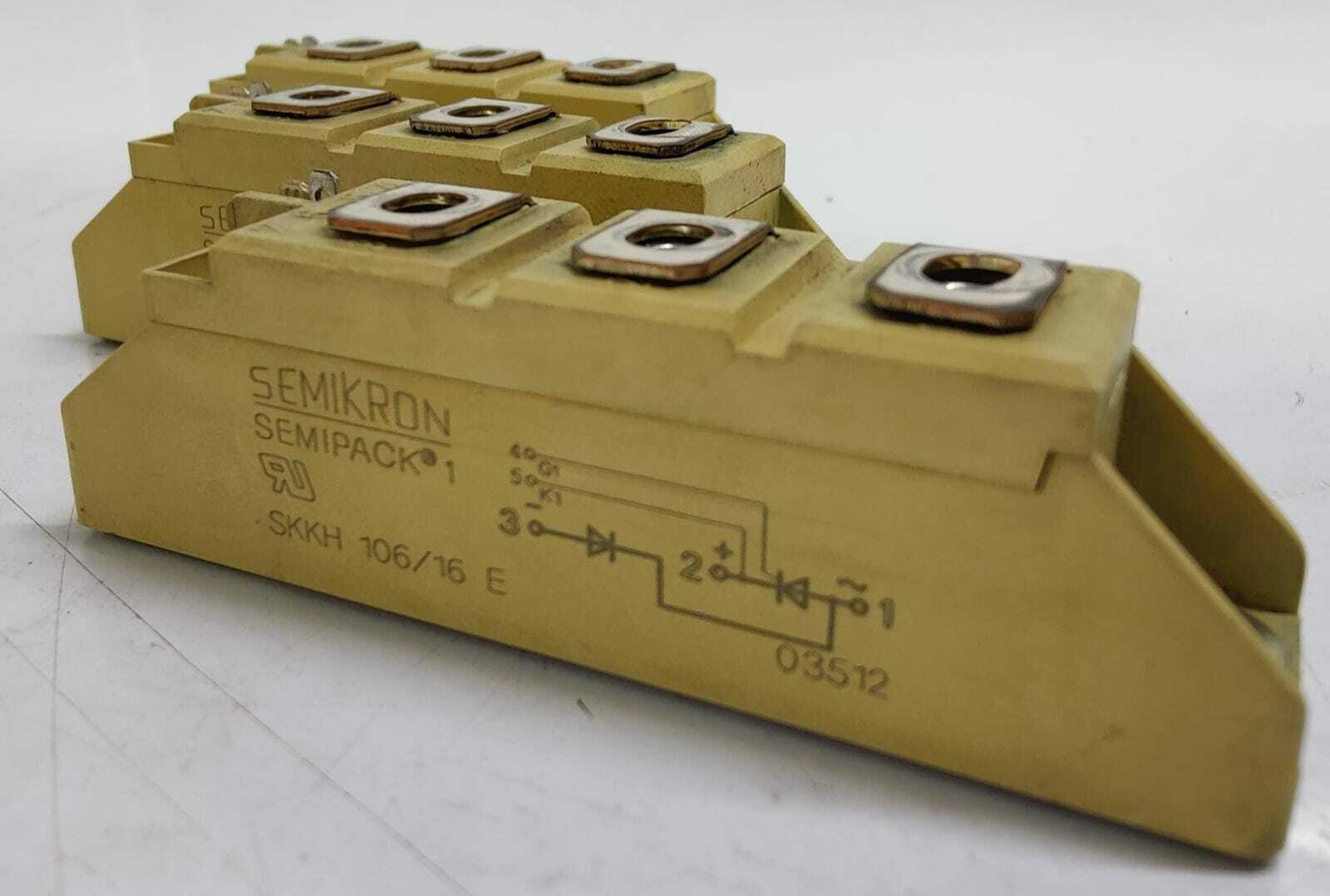 [LOT OF 3] SEMIKRON Semipack SKKH SKKH10616E 106/16E