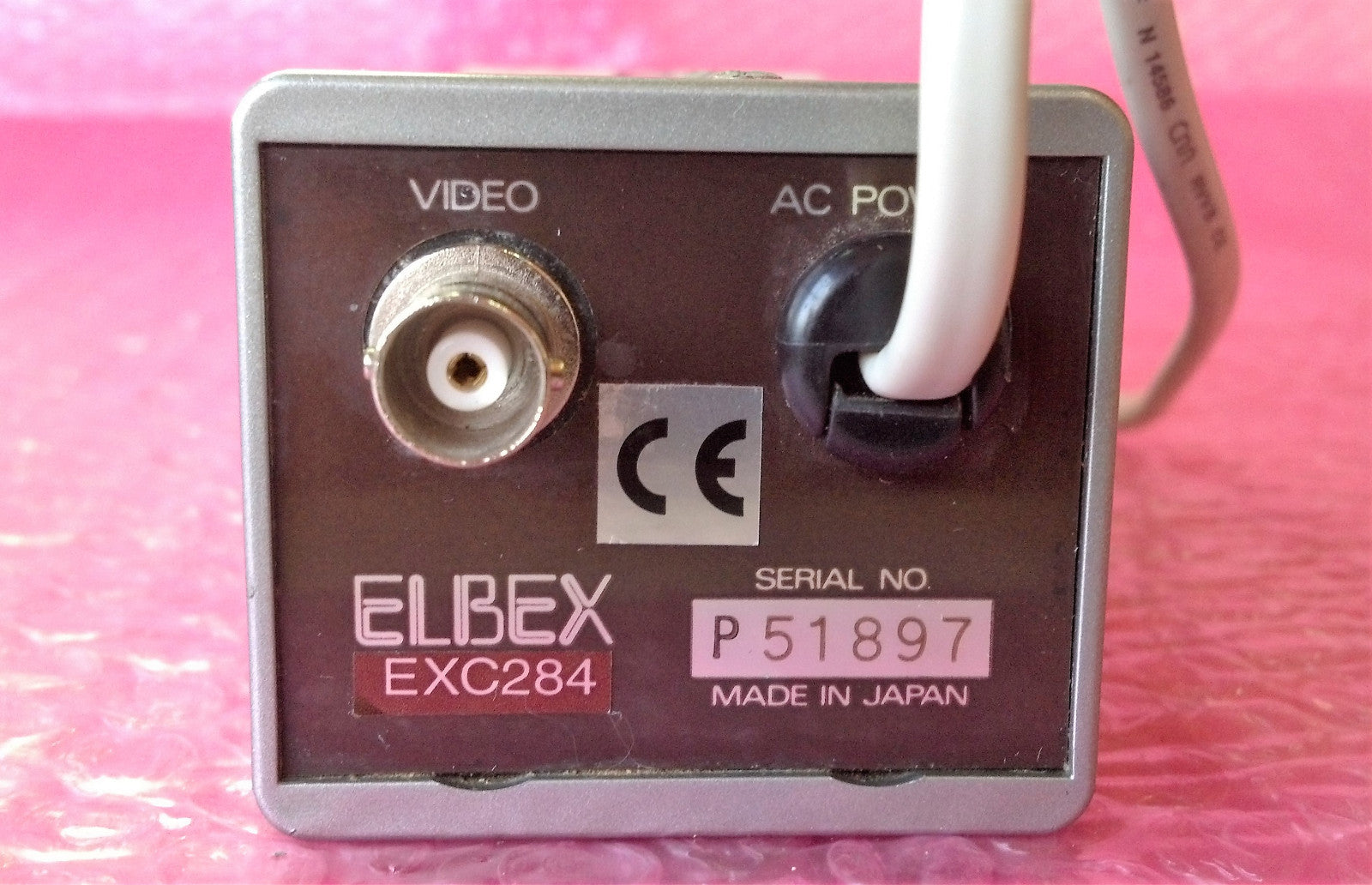 Elbex EXC284 EX280 Ccd Series f 3 mm F 1.4 AC Power Made in Japan