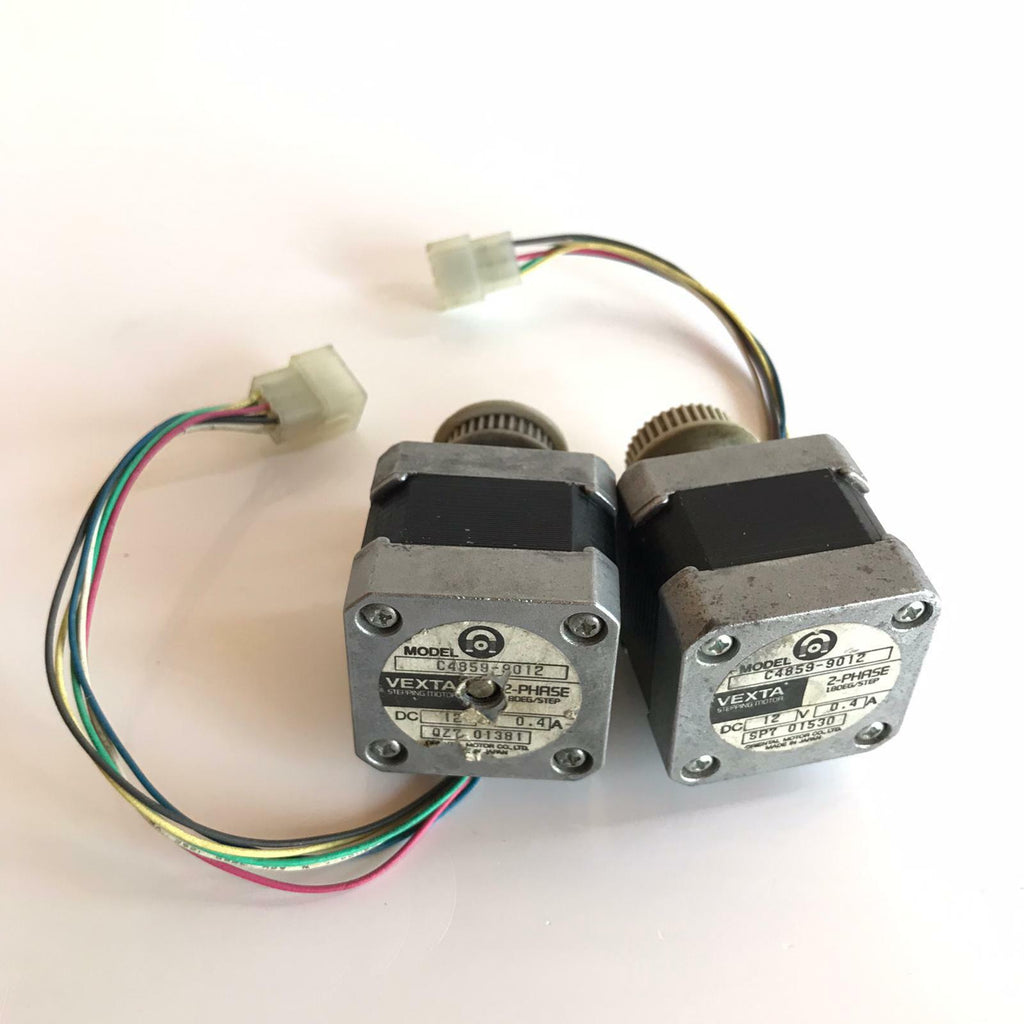 Lot of 2 Vexta C4859-9012 2 PHASE 12V 0.4A Motor