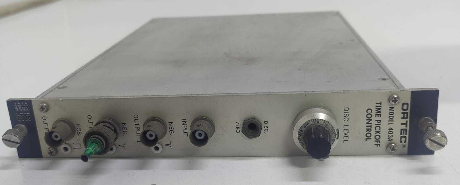 Ortec Model 403A Time Pickoff Control NIM BIN Plug-IN Module
