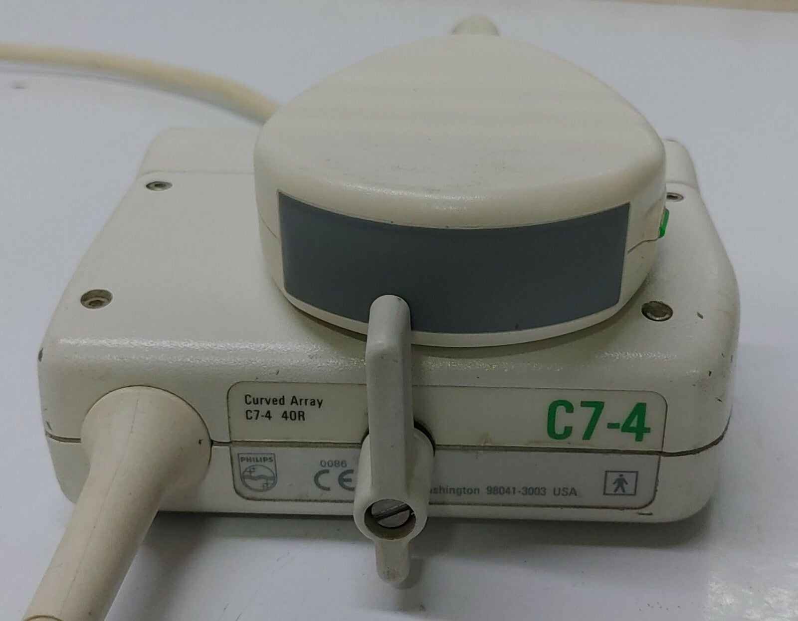 Philips C7-4 40R Curved Array Ultrasound Transducer Probe 4000-0301-09