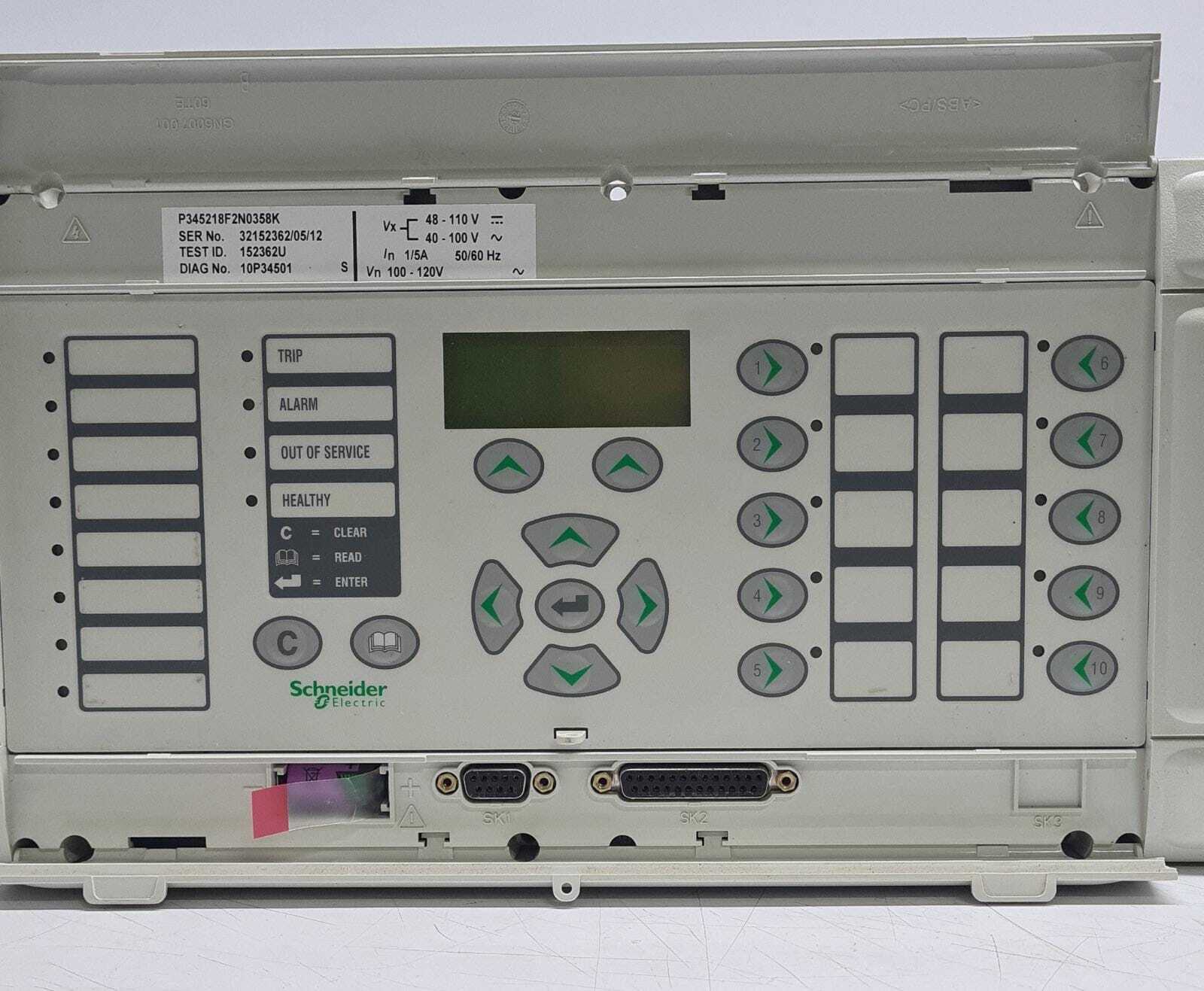 SCHNEIDER / AREVA MICOM ALSTOM P345 GENERATOR DISTANCE PROTECTION RELAY