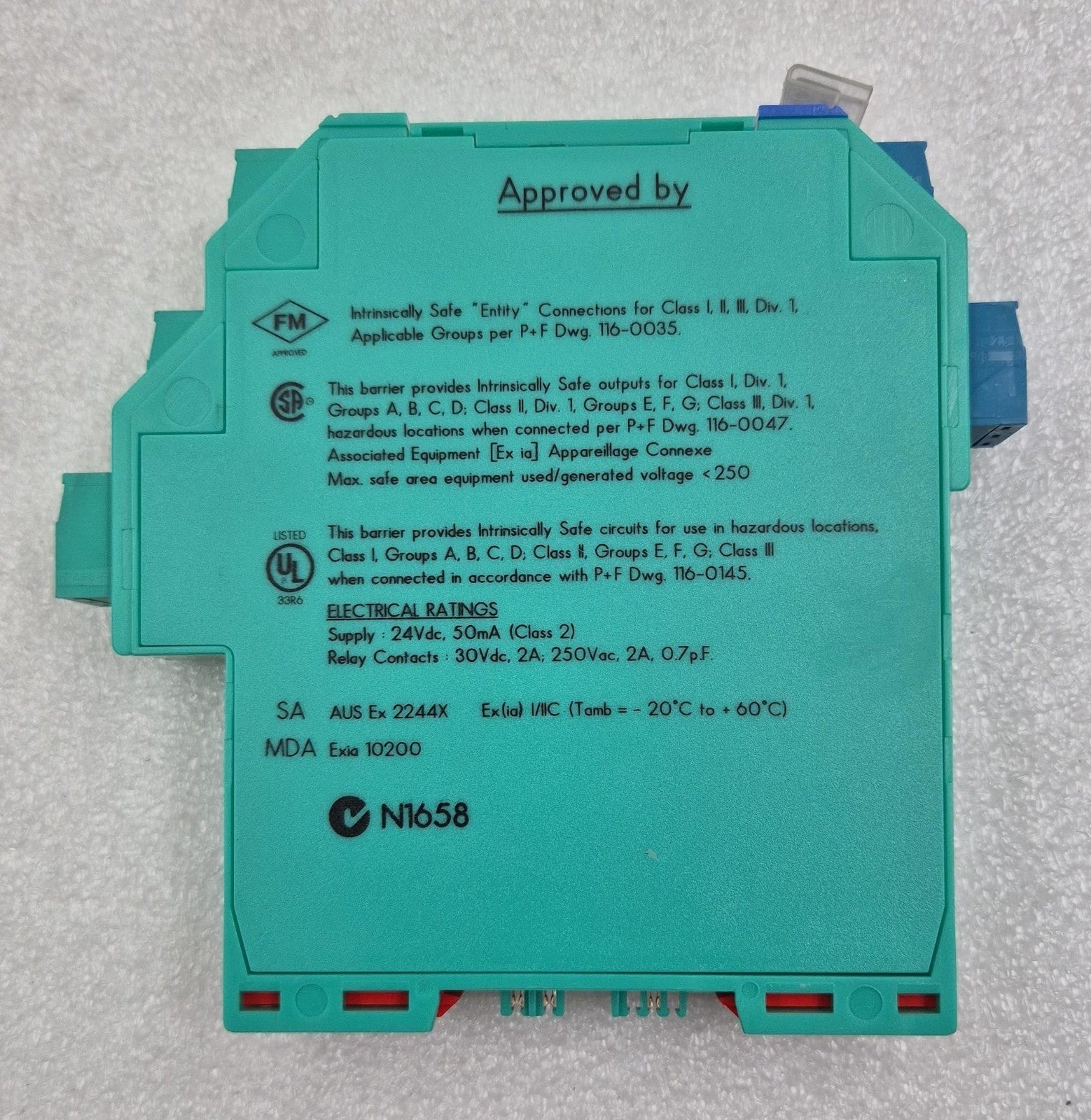 [LOT 4 PCS] PEPPERL+FUCHS K-System KFD2-SR2-Ex2.W 103368 Switch Amplifier