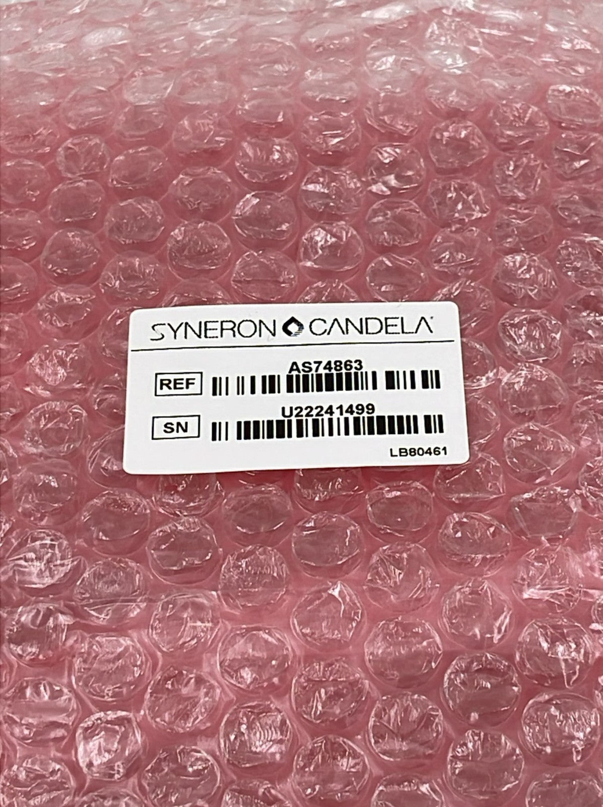 Syneron Candela AS74863 PCB anti-static wrap view