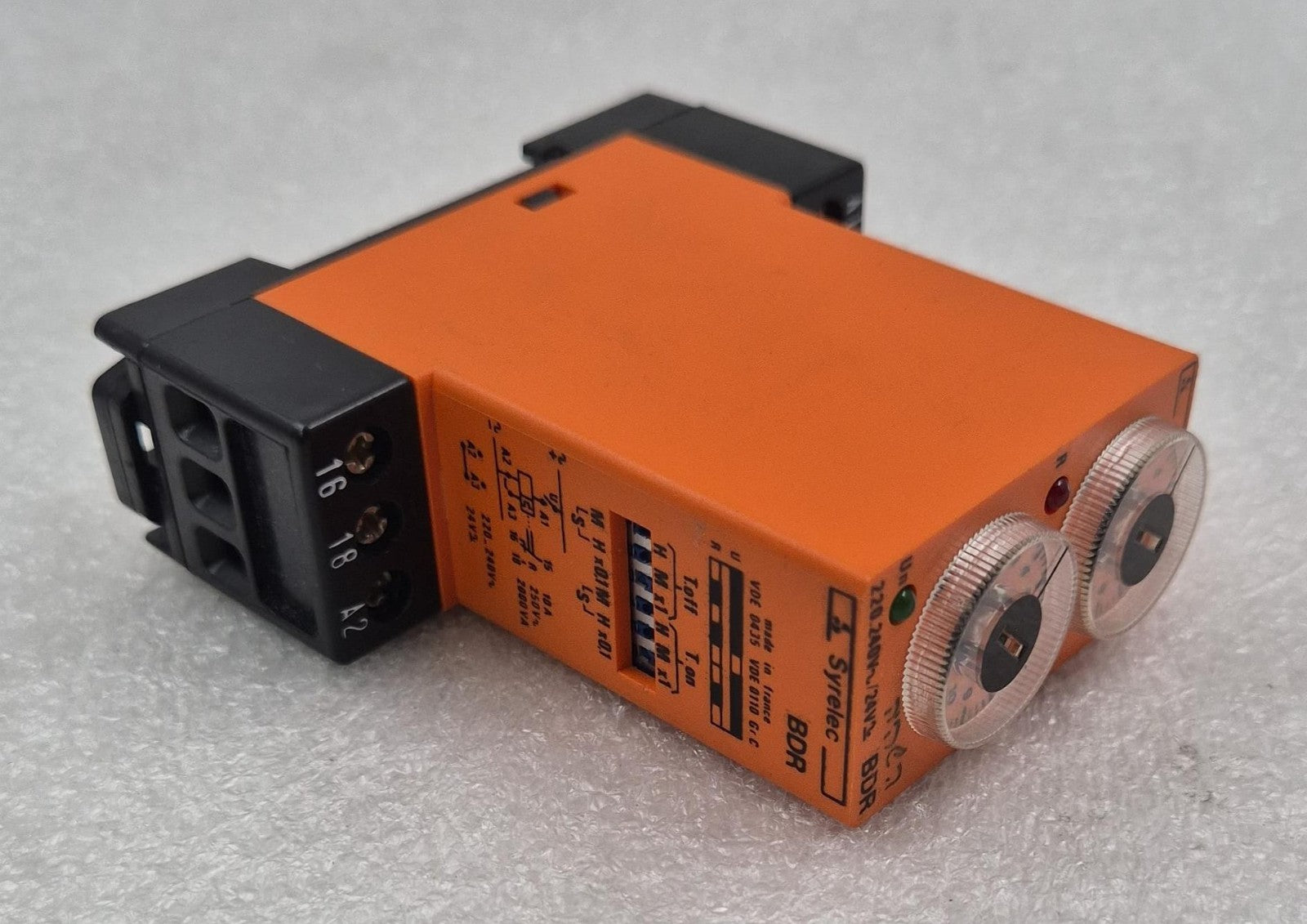 Syrelec BDR 24V Off/On Delay 220-240VAC Output Cycle Timer Time Relay