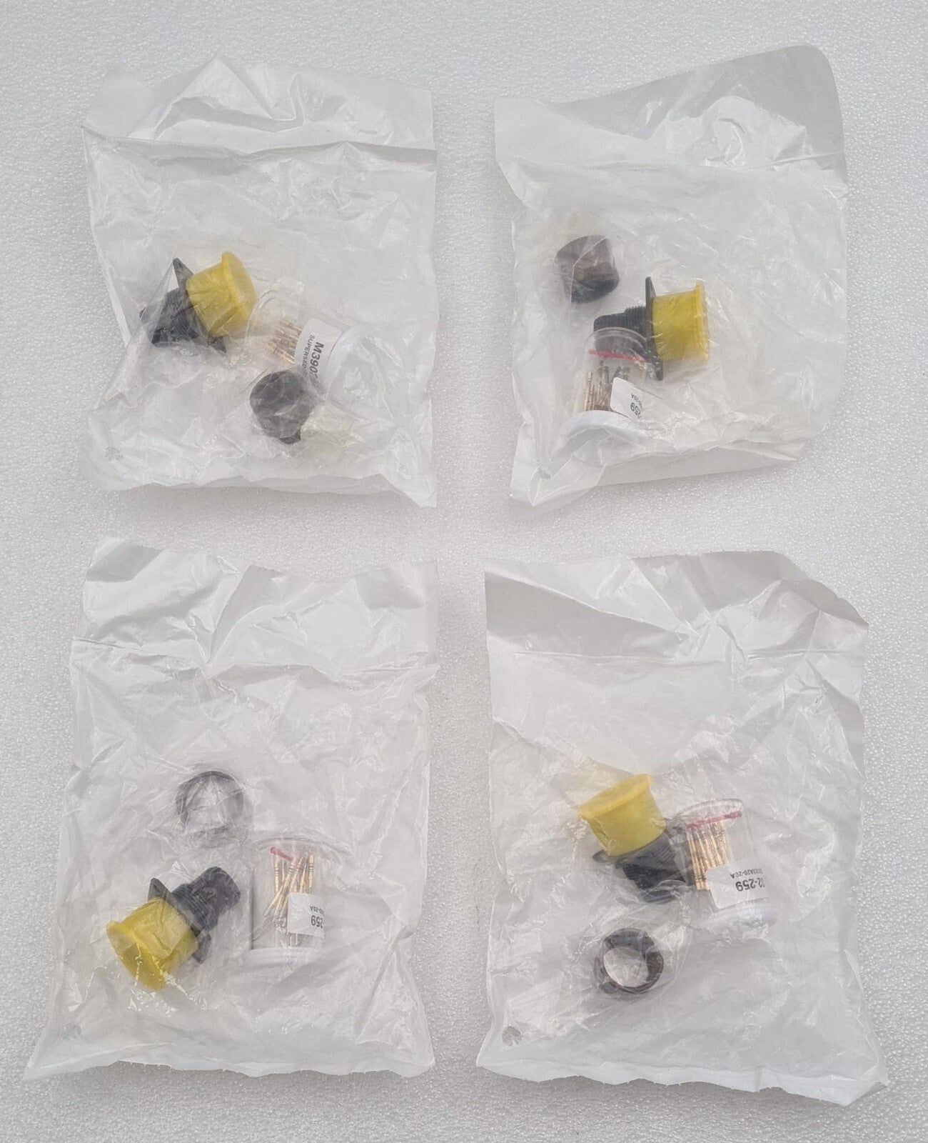 [LOT OF 4] NEW - Bendix MS3193A20-20A Circular MIL Spec Contacts M39029/32-259