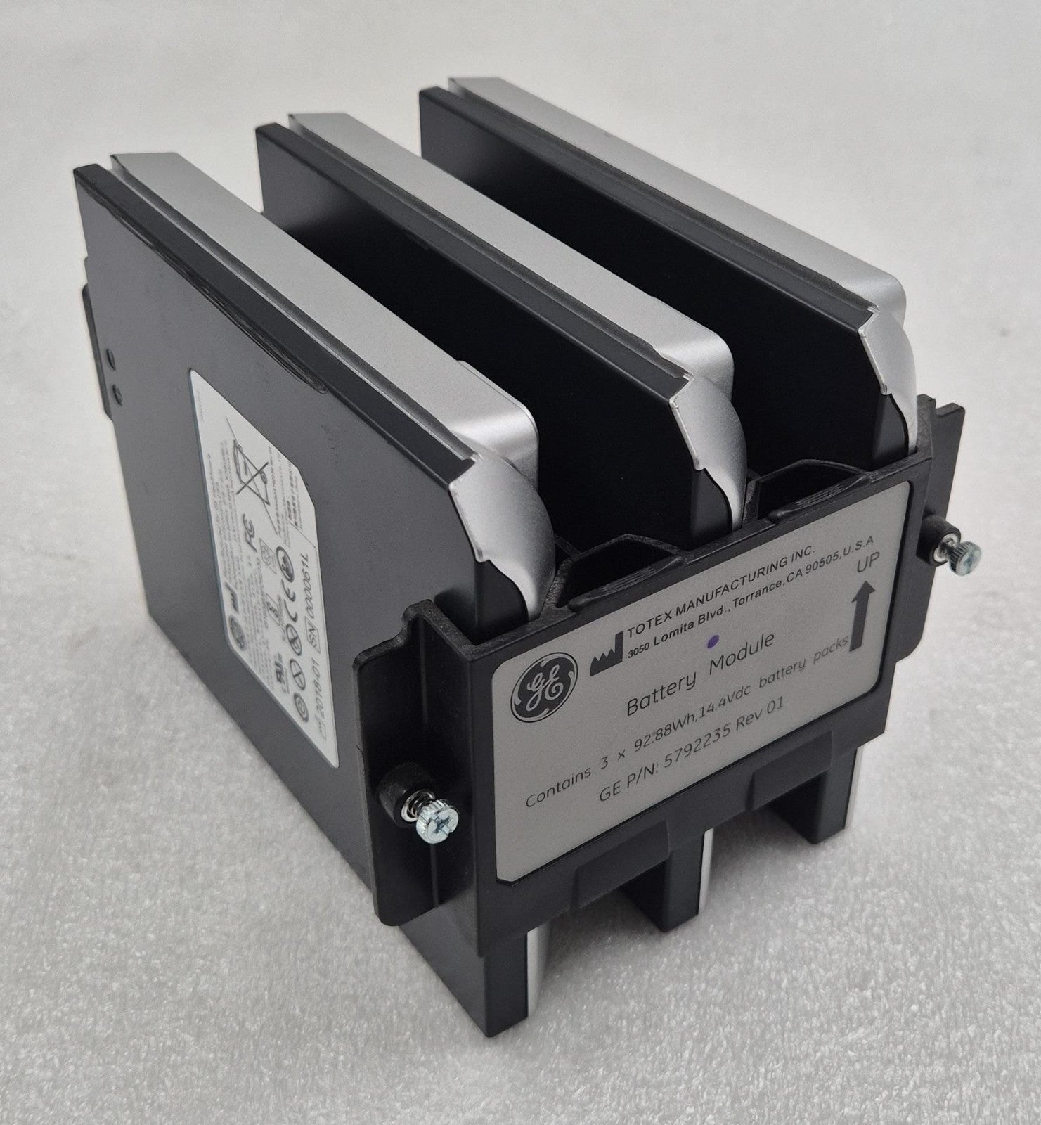 TOTEX Battery Module 5792235 3x 92.88Wh 14.4Vdc pack GE Healthcare Ultrasound