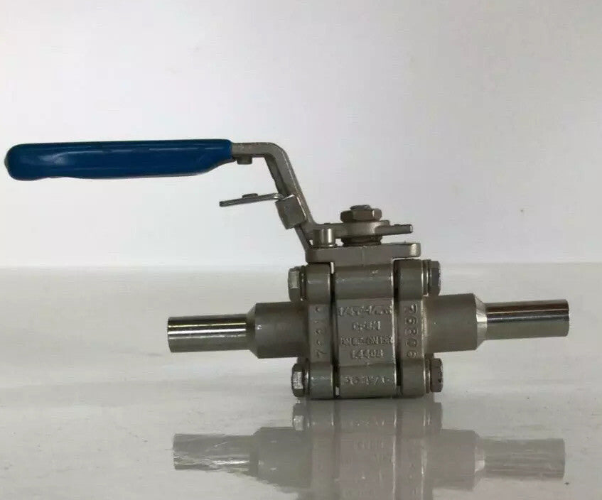 Flow- Tek 1/4"F 1/2"R CF8M Ball Valve, 1000 Wog, Cf8M 1440WOG DN8F ND 15R