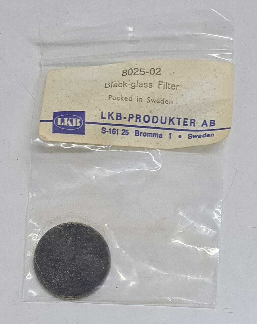 LKB 8390-01 Mercury Lamp UV & 8025-02 Black Glass Filter