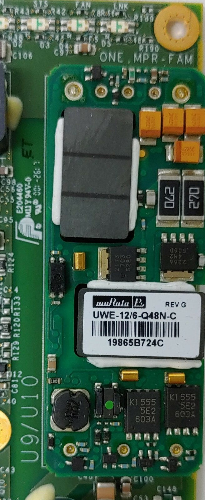 Murata UWE-12/6-Q48N-C on PCB ONE.MPR-FAM 283A036603