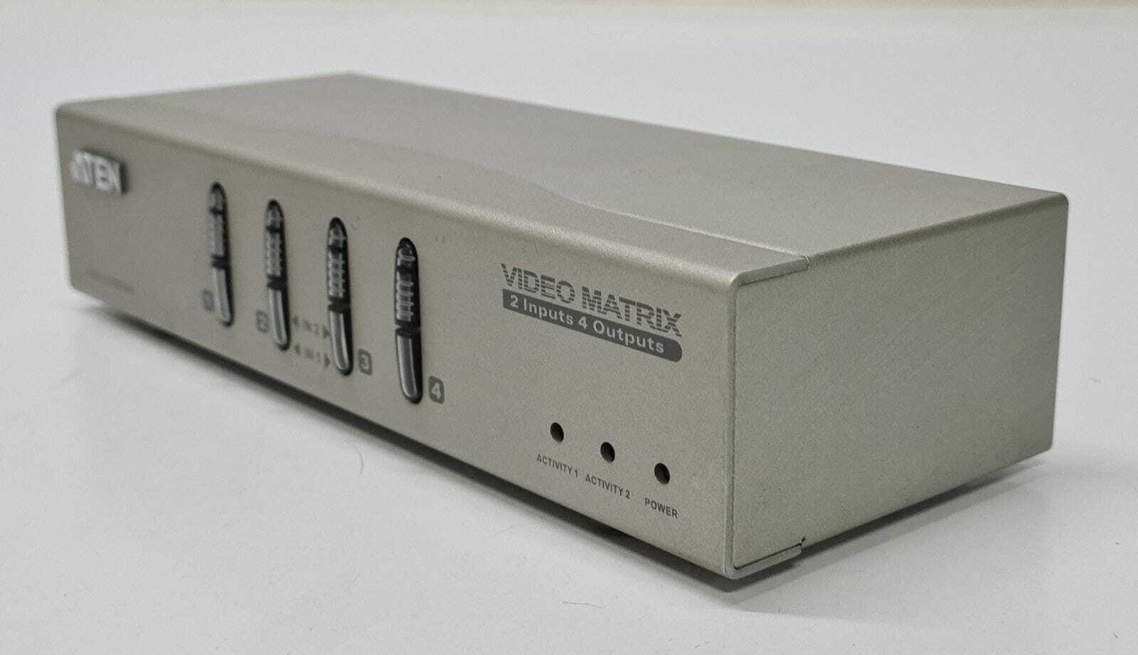 ATEN VS- 0204 Video Matrix 2 Inputs 4 Outputs Switch VGA / SVGA Audio VanCryst